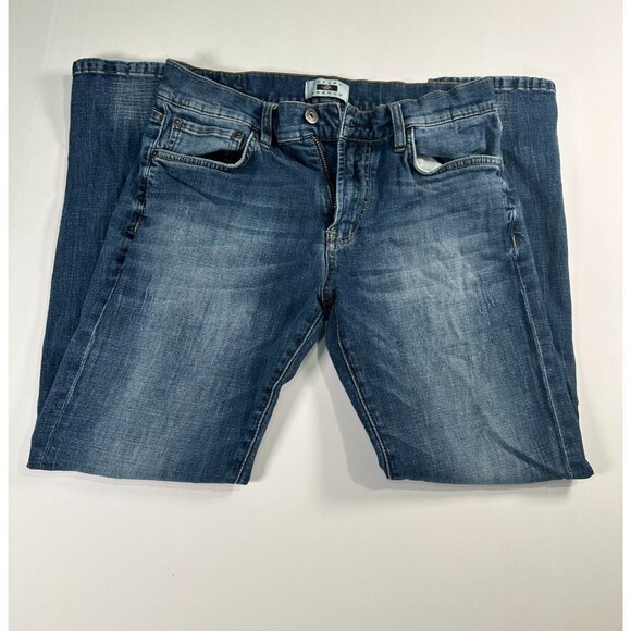 Joseph Abboud Men’s Slim Fit Jeans 32x30 Distressed Denim Blue Used - Picture 3 of 8